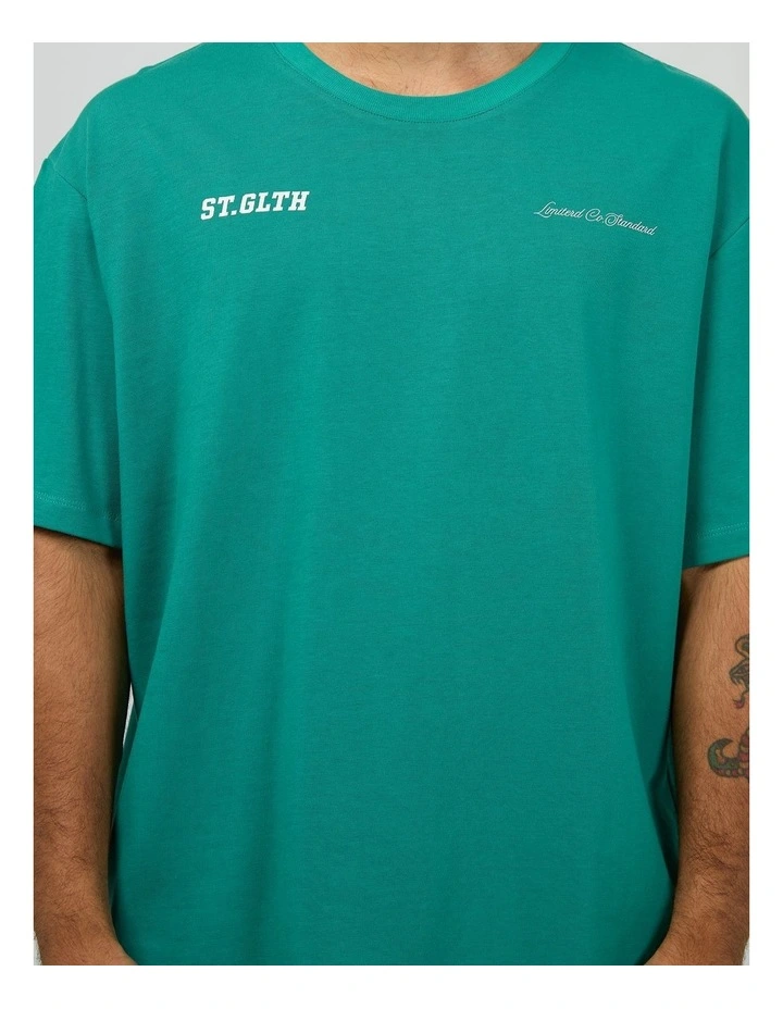 Game Day Tee in Green image 4