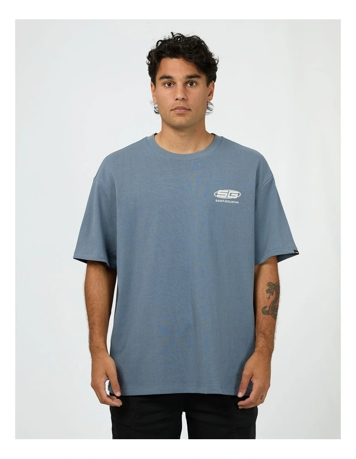 Saturn Tee in Blue image 1