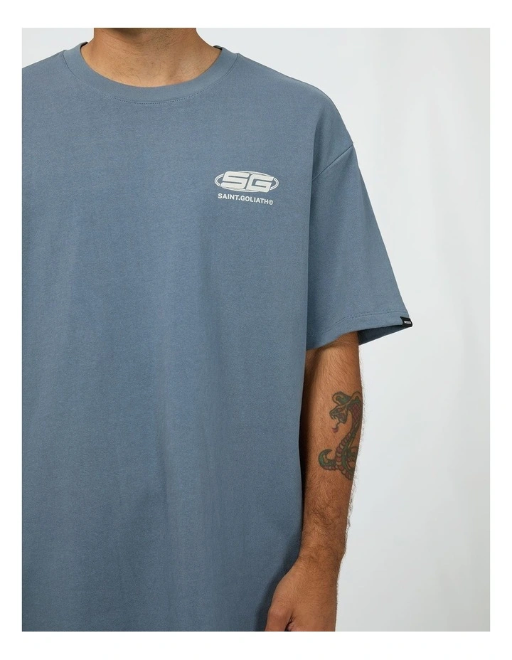 Saturn Tee in Blue image 4