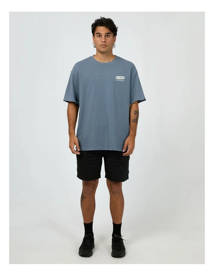Saturn Tee in Blue image 5