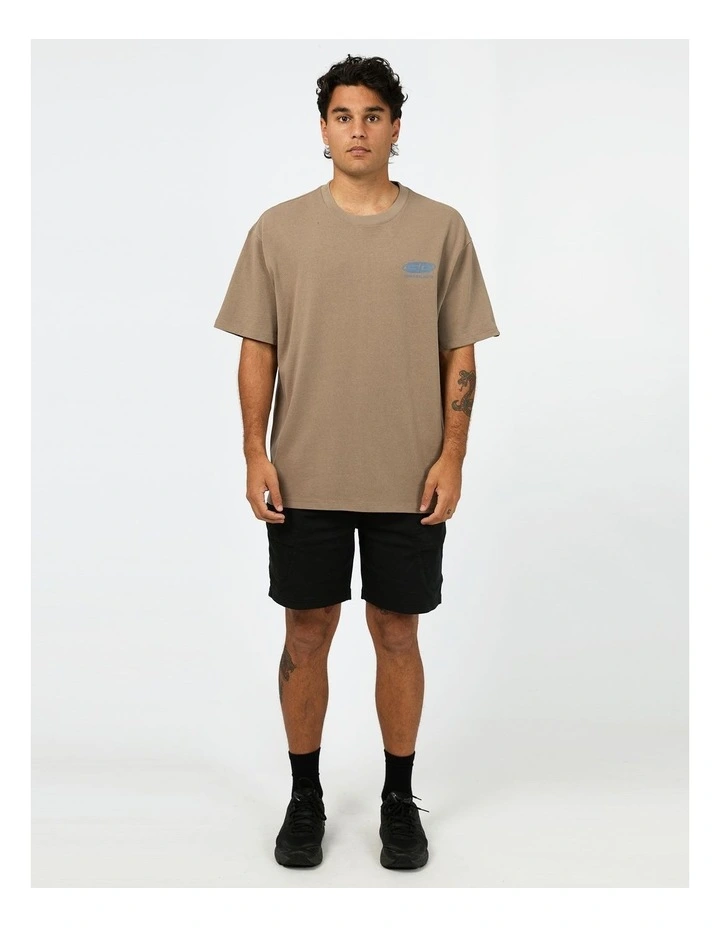 Saturn Tee in Brown image 5