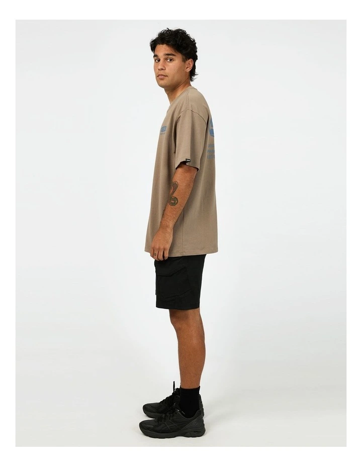 Saturn Tee in Brown image 6