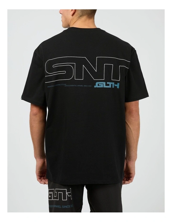 Hyperlink Tee in Black image 2