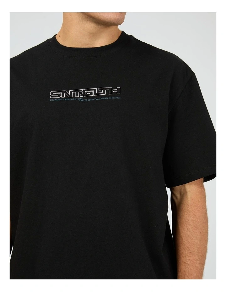 Hyperlink Tee in Black image 4