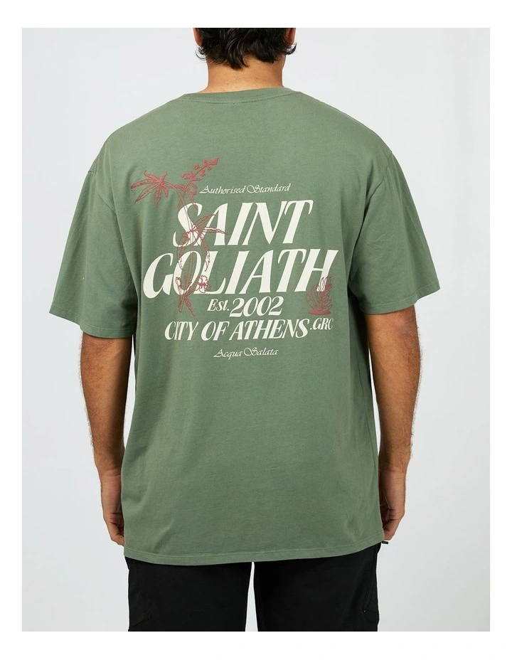 Athens Tee in Green image 2