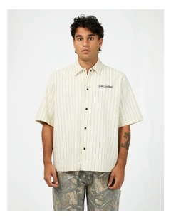 Mia Short Sleeve Shirt in Beige
