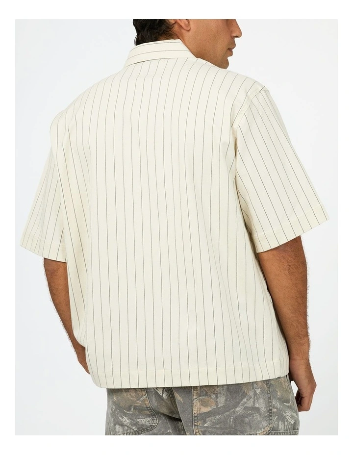 Mia Short Sleeve Shirt in Beige image 2