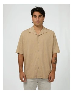 Liberate Short Sleeve Shirt in Brown