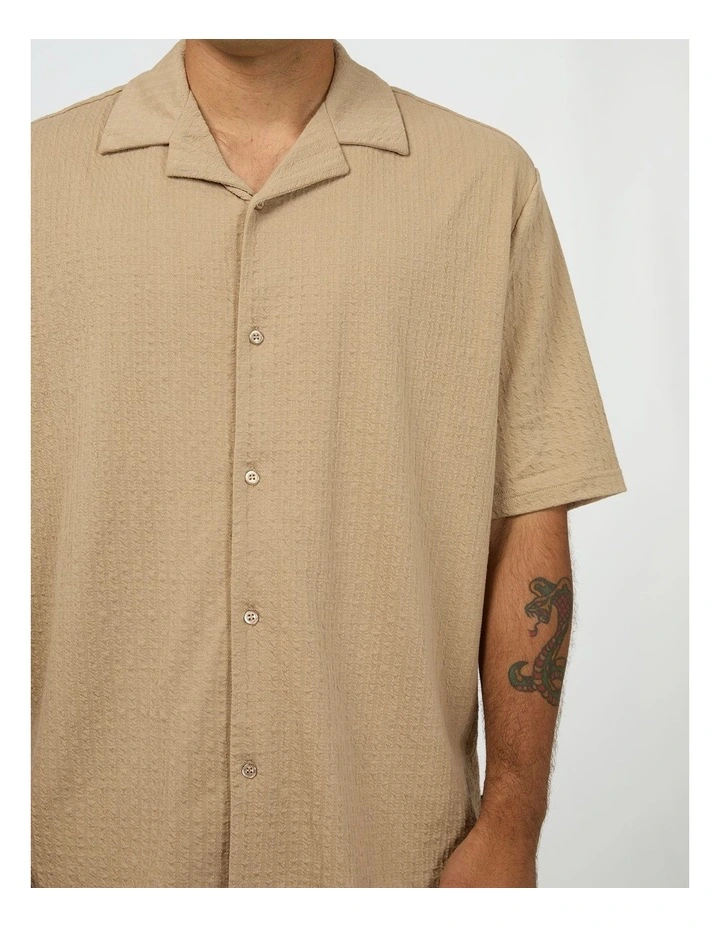 Liberate Short Sleeve Shirt in Brown image 4