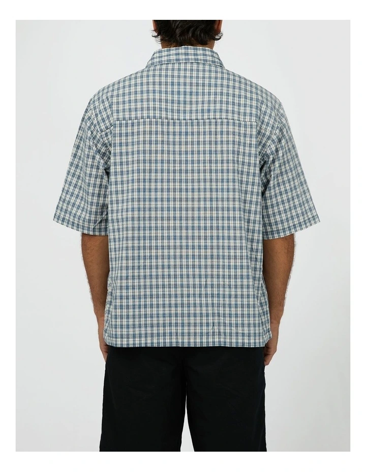 Angler Short Sleeve Shirt in Blue image 2