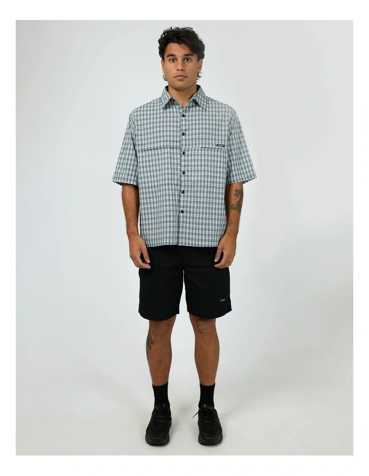 Angler Short Sleeve Shirt in Blue image 5