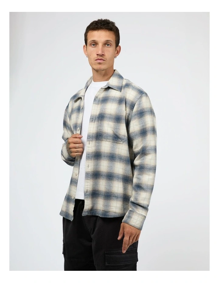 Control Check Shirt in Green image 3