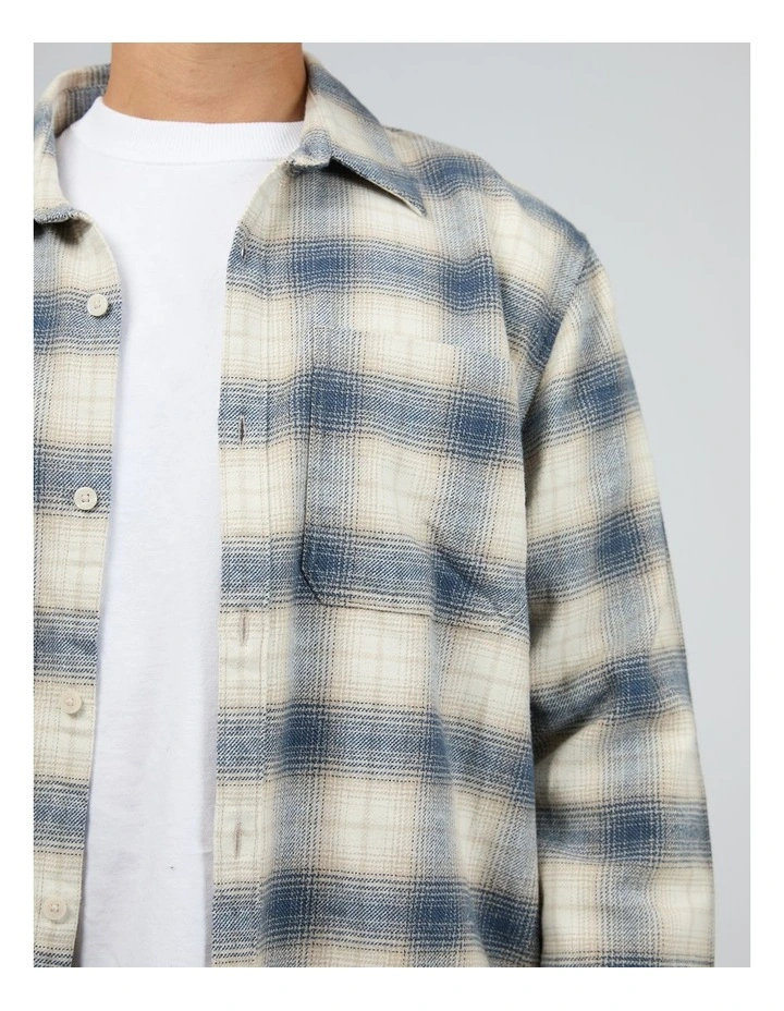 Control Check Shirt in Green image 4