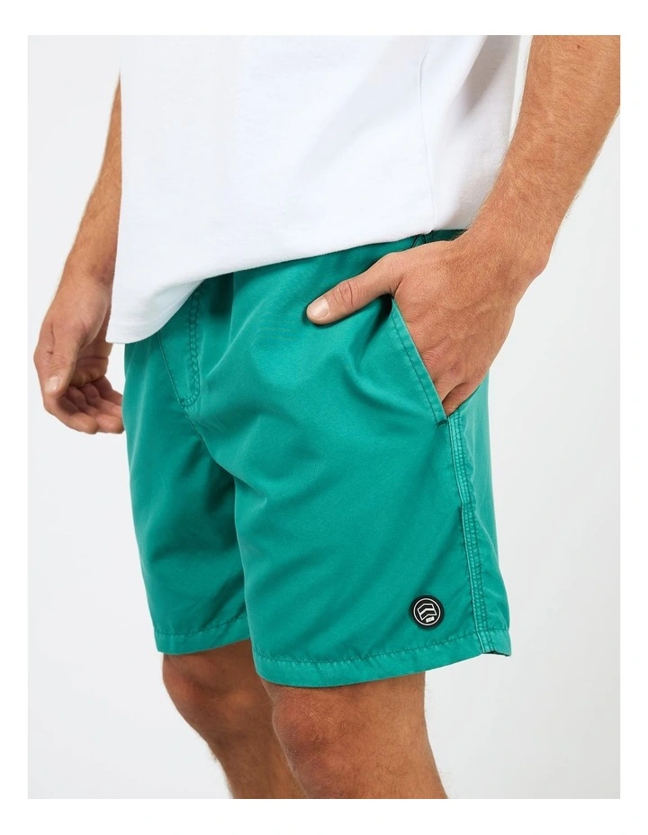 Illusion Shorts in Green image 4
