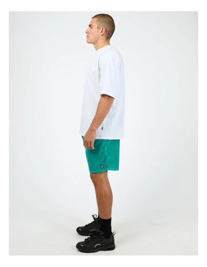 Illusion Shorts in Green image 6