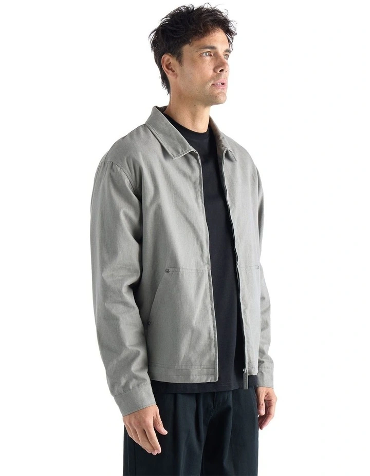 Vance Jacket Washed in Grey image 4