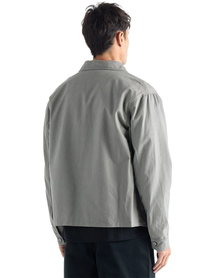 Vance Jacket Washed in Grey image 5