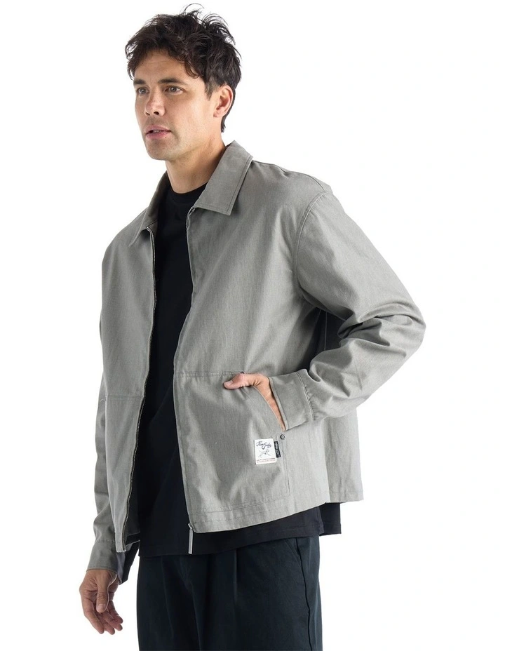 Vance Jacket Washed in Grey image 6