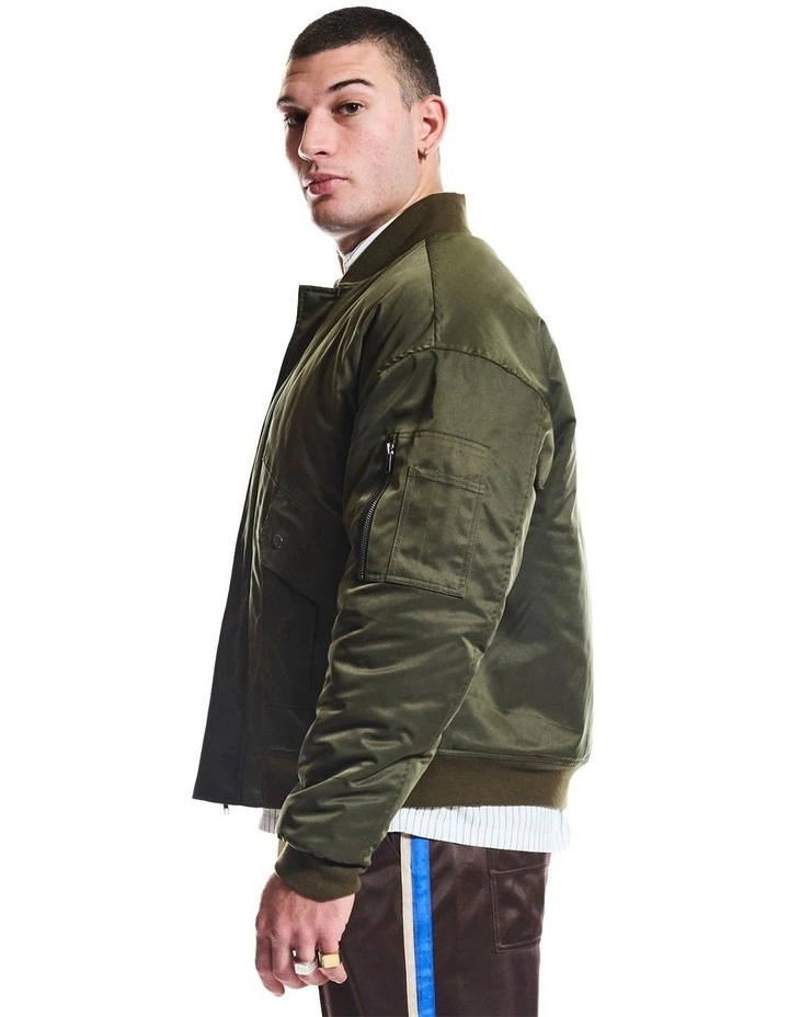 Levine Jacket in Khaki image 3