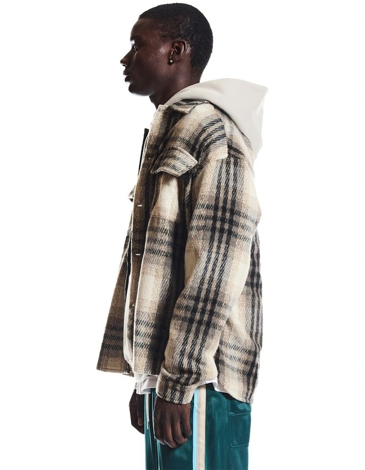 Marmont Plaid Jacket in Brown and Beige Plaid image 2