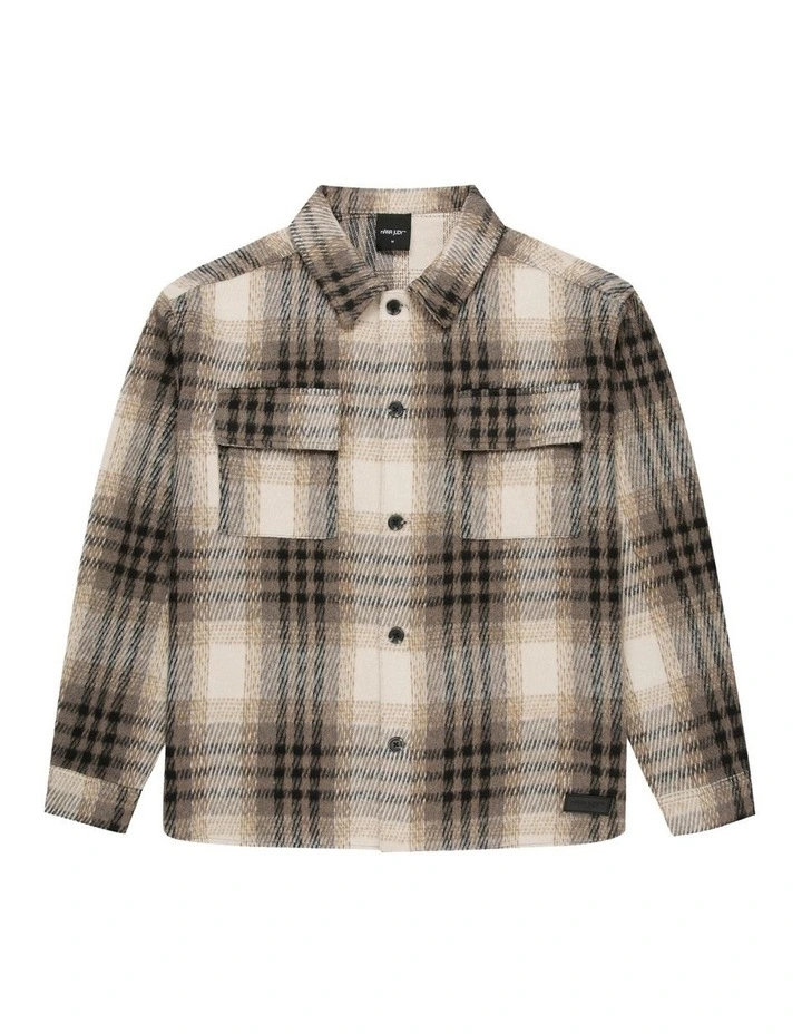 Marmont Plaid Jacket in Brown and Beige Plaid image 6