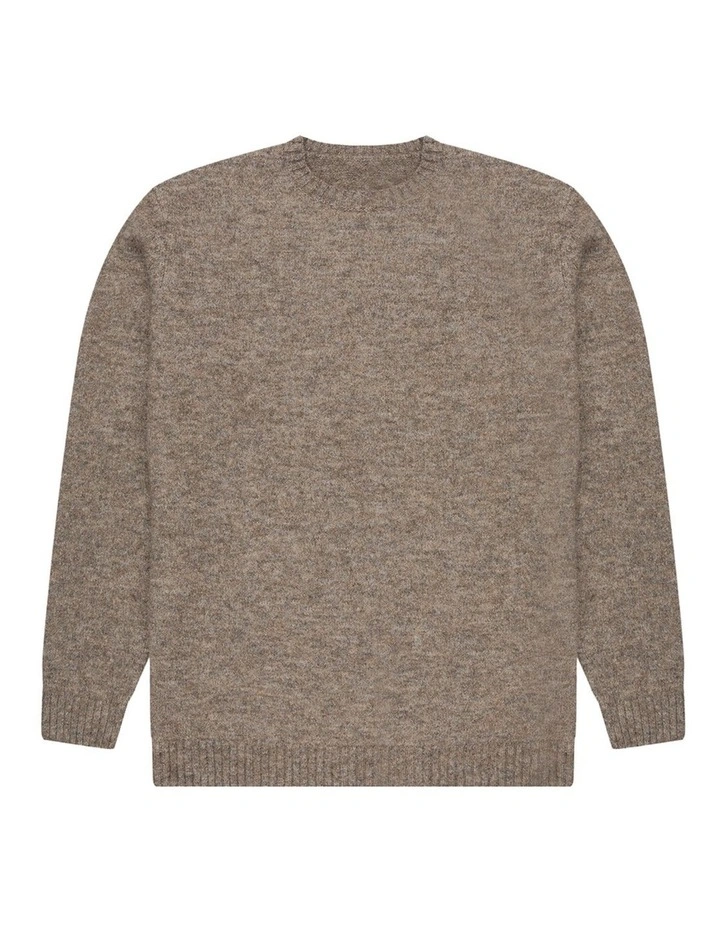Everett Knitted Sweater Brown Marl image 7