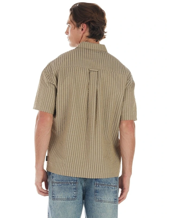Victor Short Sleeve Shirt in Brown image 2