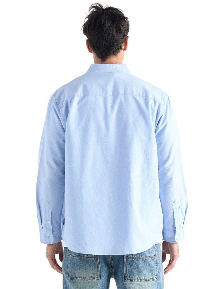 Oxford Long Sleeve Shirt in Blue image 2
