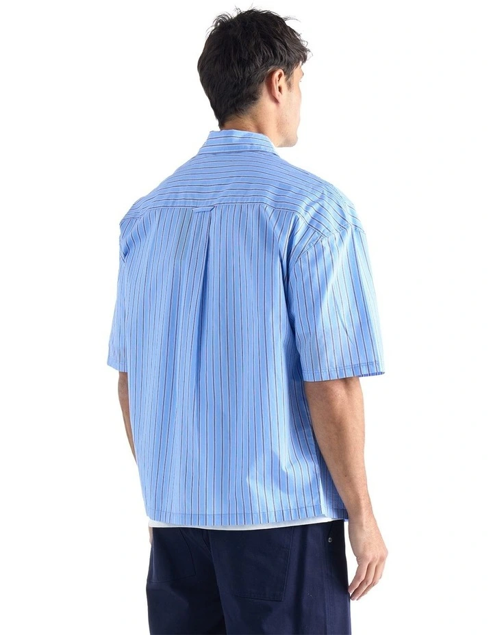 Harvey Short Sleeve Shirt in Blue image 5