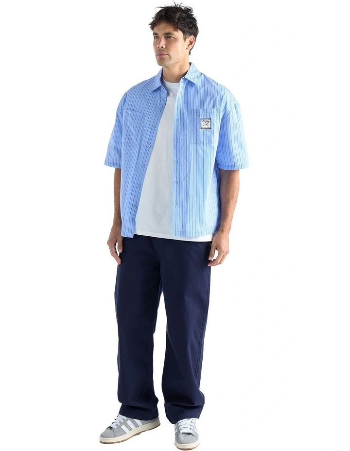 Harvey Short Sleeve Shirt in Blue image 7