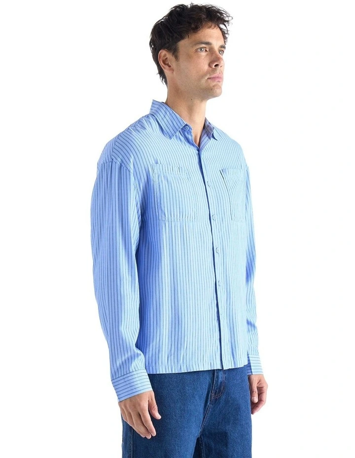 Main Ls Shirt in Blue image 4
