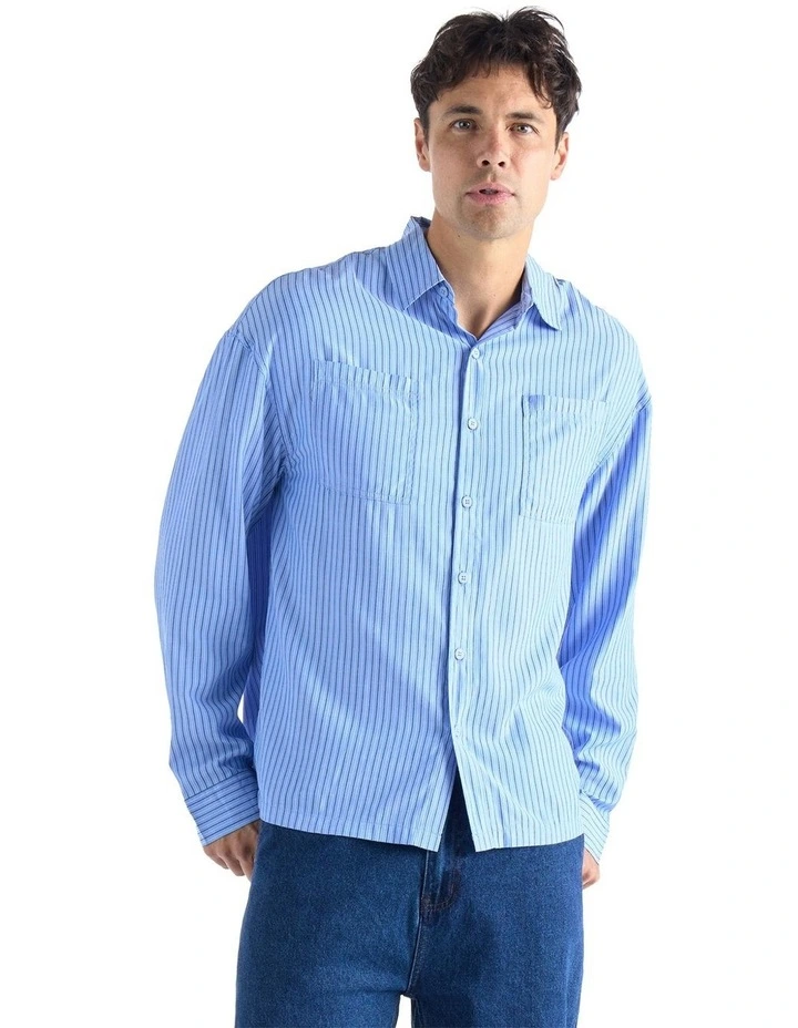 Main Ls Shirt in Blue image 5