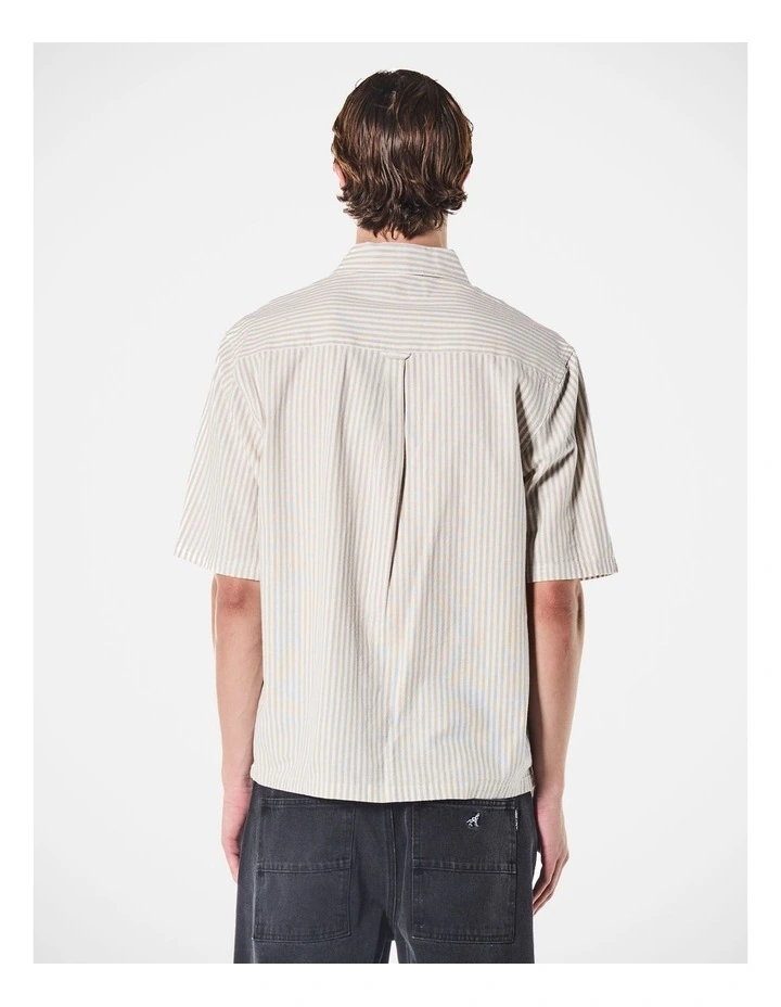 Theo Ss Shirt Beige Off White image 2