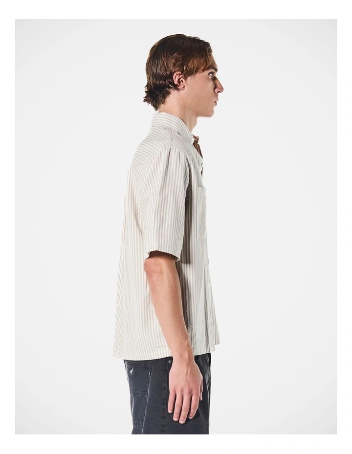 Theo Ss Shirt Beige Off White image 3