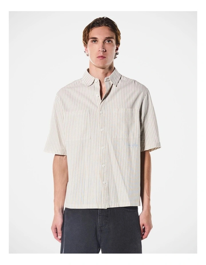 Theo Ss Shirt Beige Off White image 5