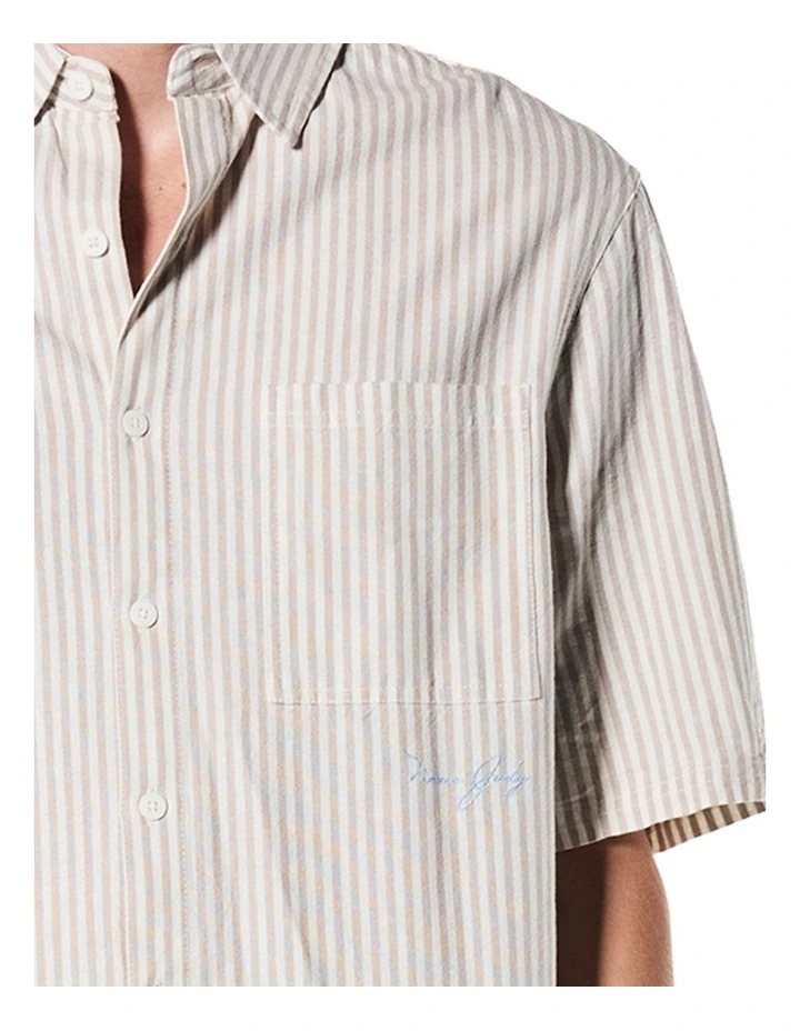 Theo Ss Shirt Beige Off White image 7