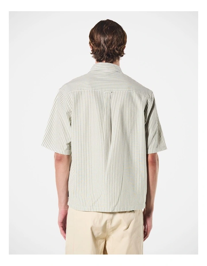 Theo Ss Shirt Green Off White image 2