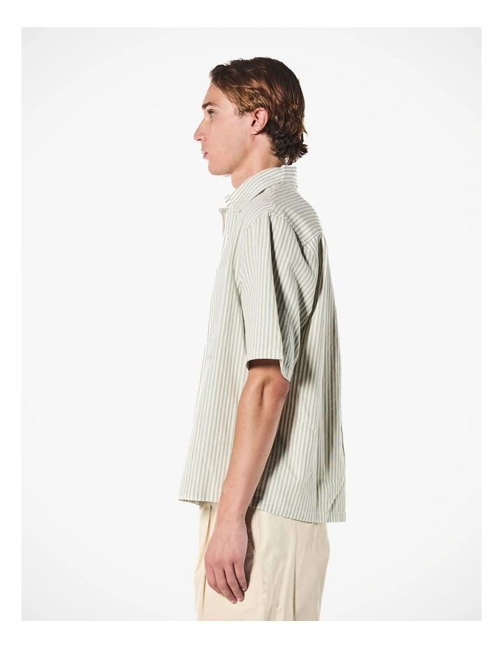 Theo Ss Shirt Green Off White image 3