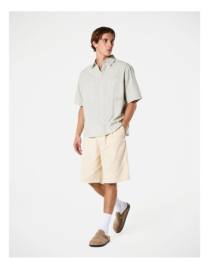 Theo Ss Shirt Green Off White image 6