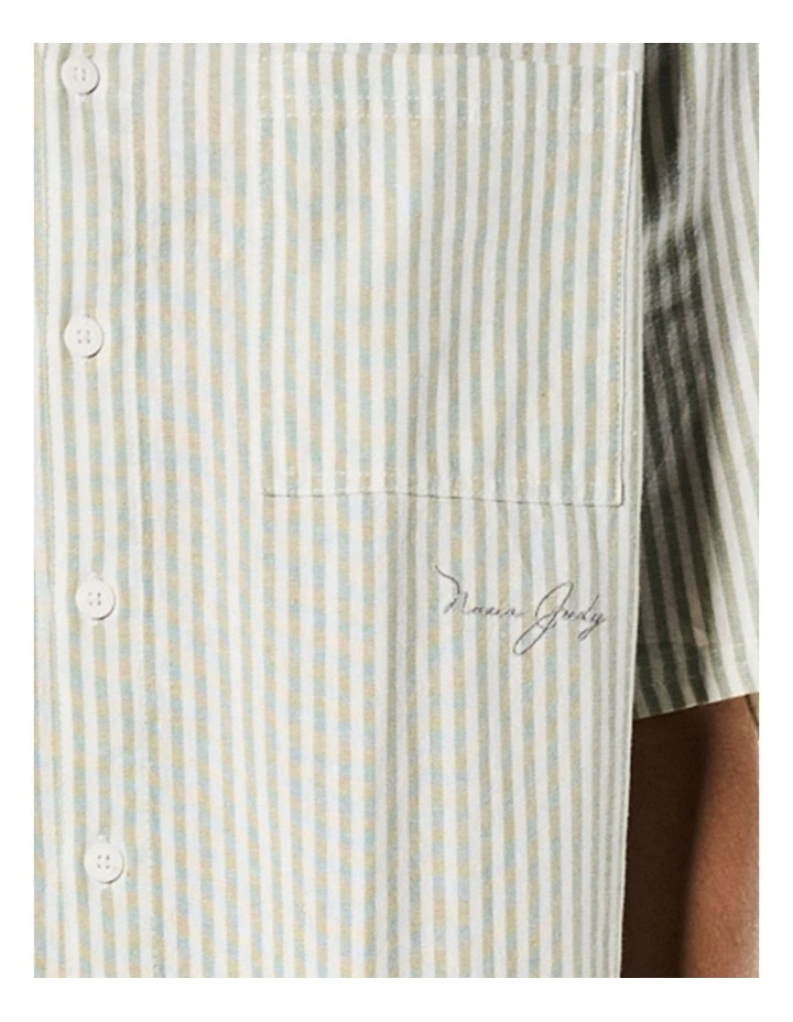 Theo Ss Shirt Green Off White image 7