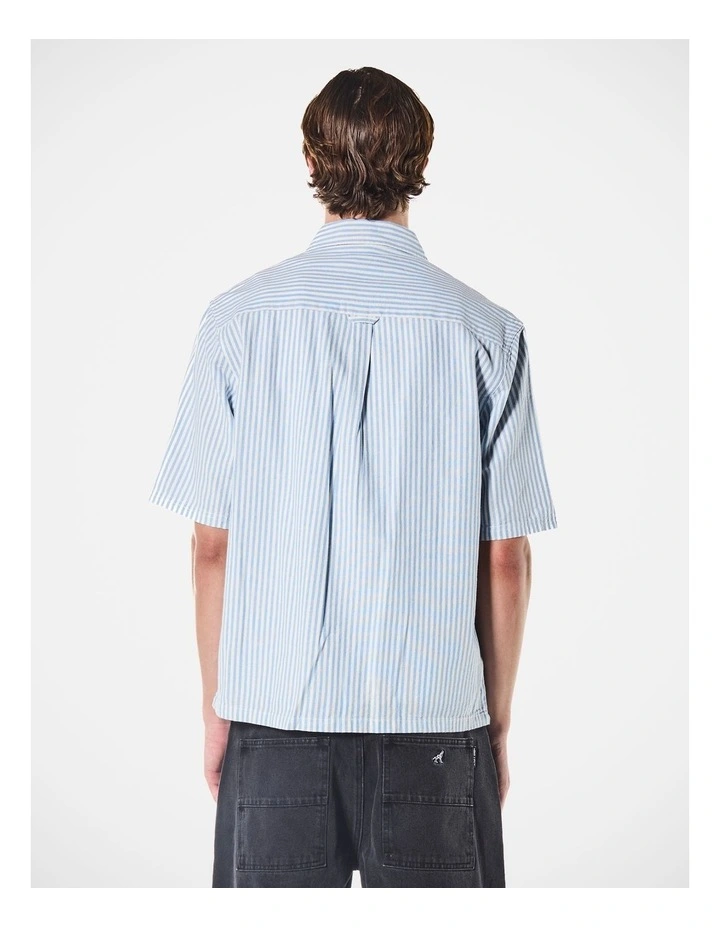 Theo Ss Shirt Navy Off White image 2