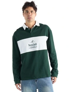 Boston Rugby Polo in Green