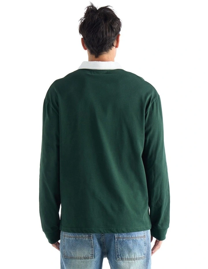 Boston Rugby Polo in Green image 2