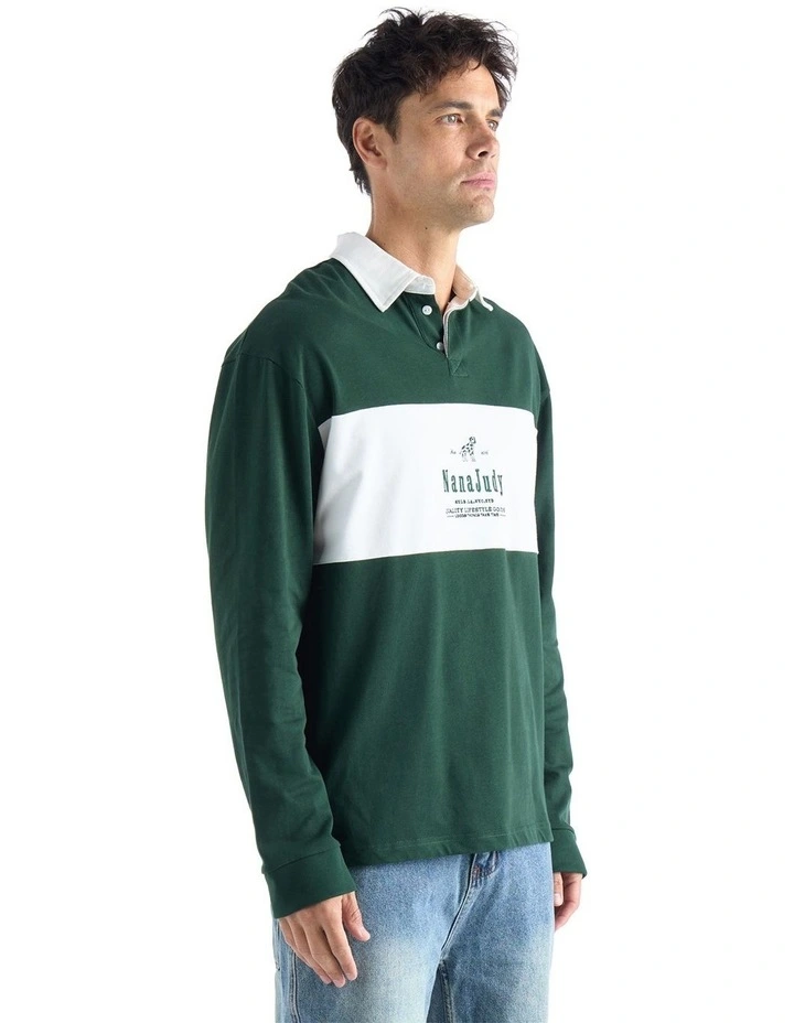 Boston Rugby Polo in Green image 4
