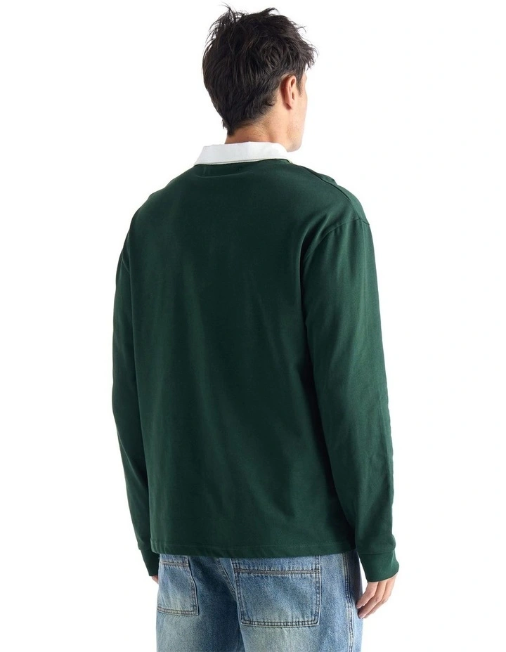 Boston Rugby Polo in Green image 5