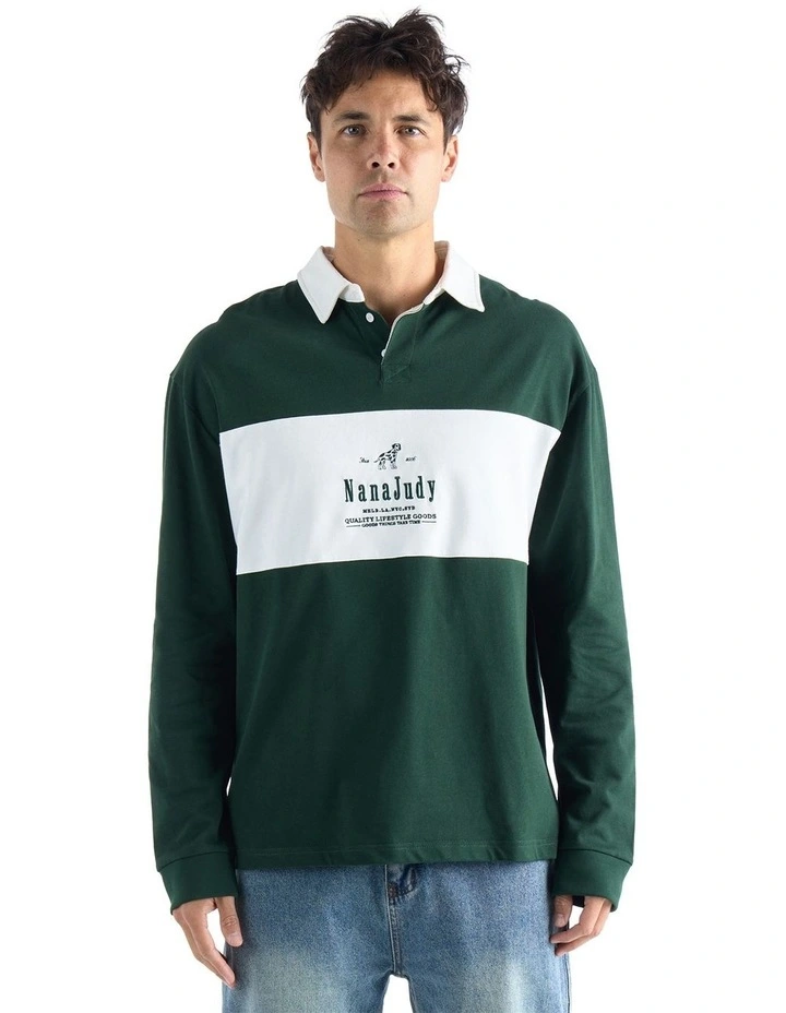 Boston Rugby Polo in Green image 7