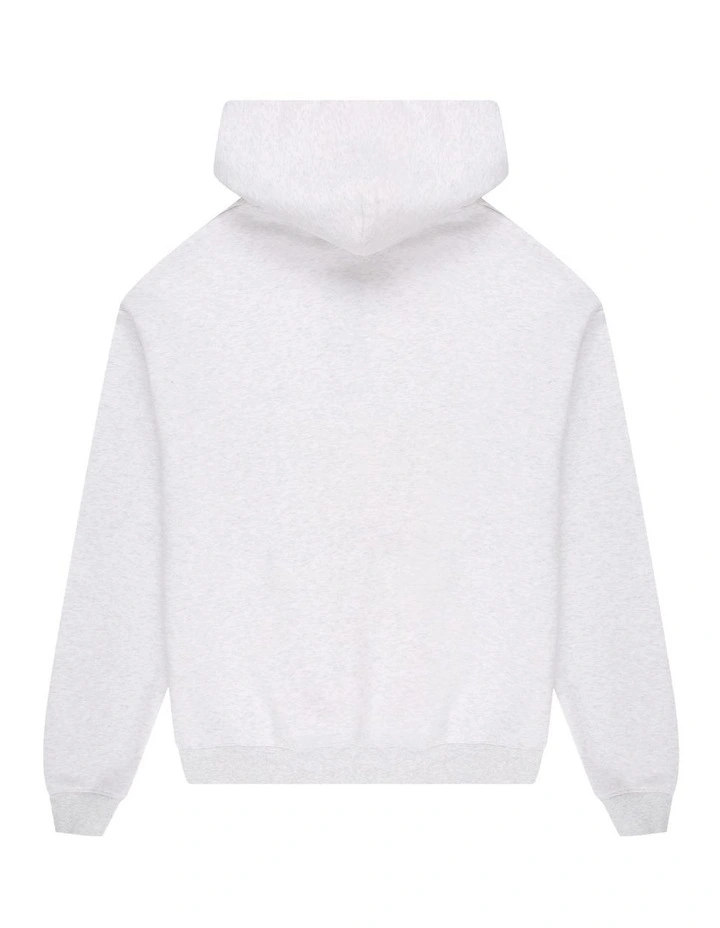 Venice Hoodie in White Marl image 6