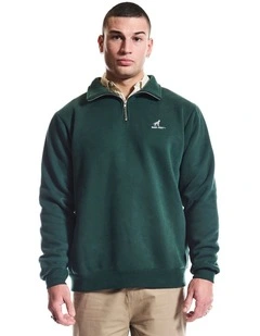 Portofino Quarter Zip in Green
