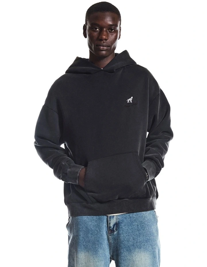 Signature Dalmatian Hood in Enzyme Black image 1