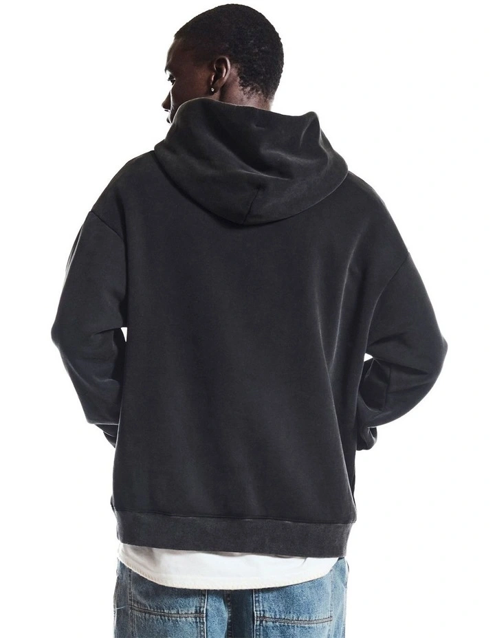 Signature Dalmatian Hood in Enzyme Black image 2
